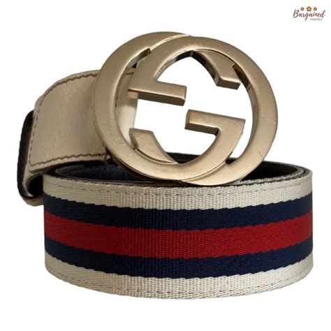 men gucci belt white|authentic Gucci men.